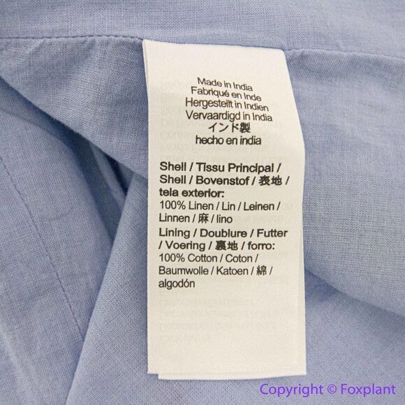 NEW J. the tall Crew Linen daydream dress in French‎ blue, tall MT - Picture 15 of 16